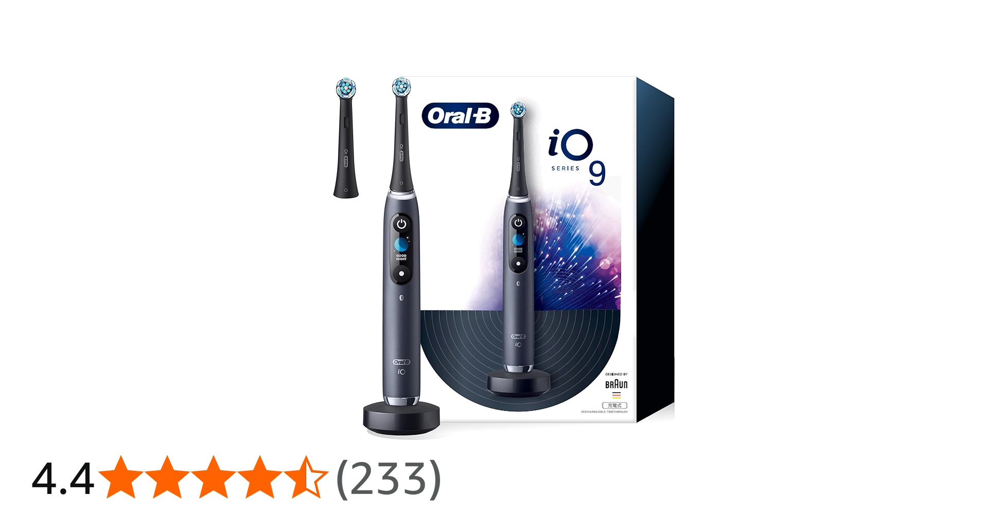 Amazon.co.jp: ブラウン 電動歯ブラシ オーラルB iO9 iOM92B20BK-W