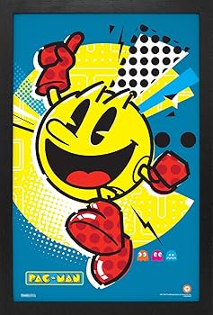 Amazon.com: Pyramid America - Pacman Poster - Pac Man Pop Jump
