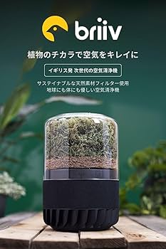 Amazon.co.jp: BRIIV 2 (ブリーヴ) 英国発の自然派エコ空気清浄機 コケ