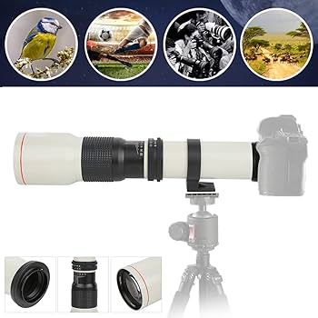 Amazon | 500mm F8‑F32マニュアルフォーカス望遠レンズ 手動焦点超望遠