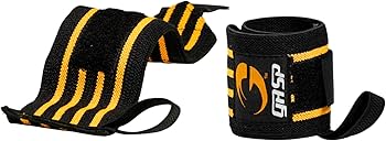 Amazon.co.jp: GASP ハードコアリストラップ ブラック/グレイ