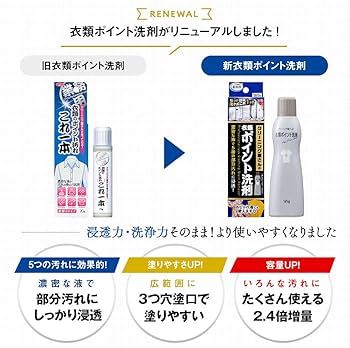 Amazon | アイメディア(Aimedia) 洗濯洗剤 ポイント洗剤 165g 部分洗い