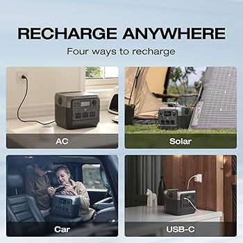 EF ECOFLOW Portable Power Station RIVER 2 Pro, 768Wh LiFePO4