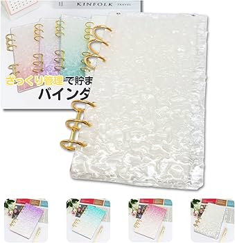 Amazon.co.jp: ikomaido バインダー貯金 韓国 アクリルバインダー A6