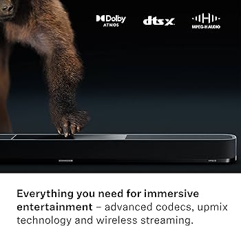 Amazon.com: Sennheiser AMBEO Soundbar Plus for TV and Music with