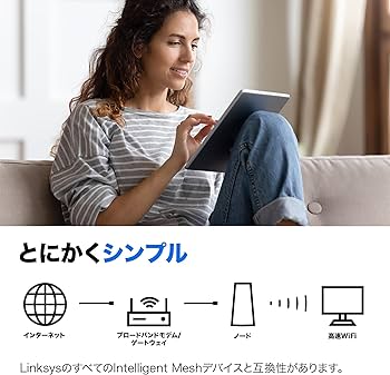 Amazon.co.jp: Linksys(リンクシス)MX5300 WiFi 6メッシュルーター