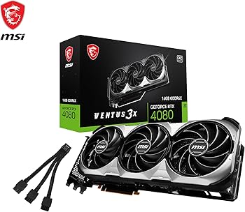 Amazon.com: MSI GeForce RTX 4080 16GB Ventus 3X OC Gaming Graphics
