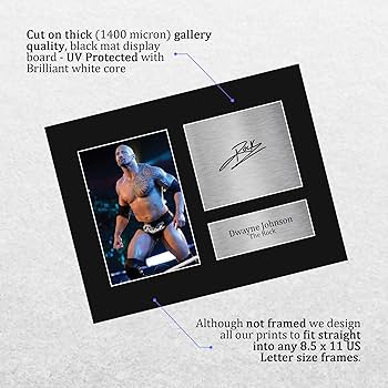 Amazon.com: HWC Trading USL Dwayne Johnson The Rock Gifts Printed