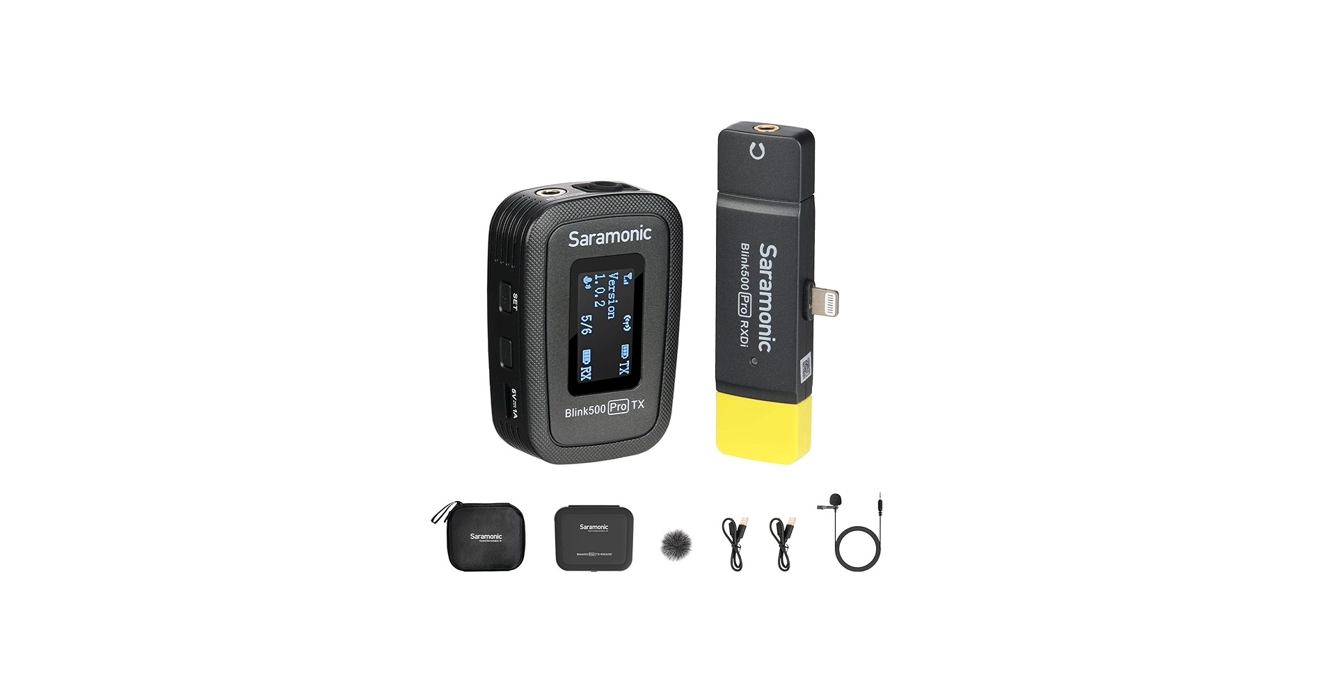 Amazon.com: Saramonic Blink500 Pro Dual-Channel Wireless Lavalier
