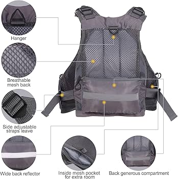 Amazon | Lixada フィッシングベスト 釣りベスト ジャケット 高い浮力