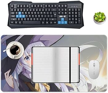 Amazon.co.jp: デスクマット パソコンマット 魔女の旅々 イレイナ
