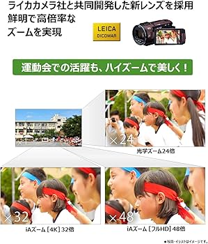 Amazon.co.jp: パナソニック 4K ビデオカメラ VX2M 64GB 光学24倍