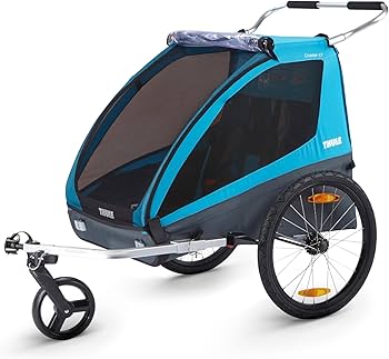 Amazon.com: Thule 10101806 Coaster Xt Bike/Pushchair Included Blue