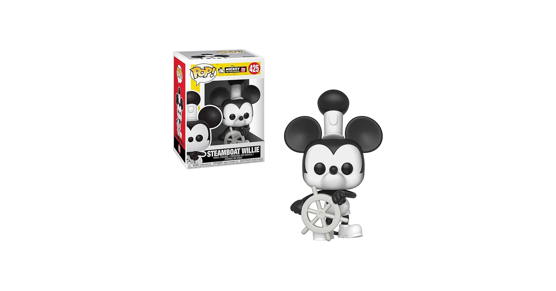 Amazon.com: Funko Pop Disney: Mickey's 90Th - Steamboat Willie