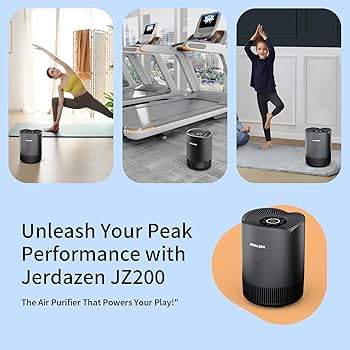Amazon.co.jp: Jerdazen 空気清浄機 小型 17畳 脱臭 卓上 軽量 集じん