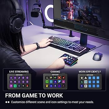 Amazon.com: FIFINE AmpliGame Stream Controller with 15 Macro Keys