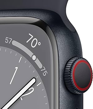 Amazon.com: Apple Watch Series 8 [GPS, 41mm] - Midnight Aluminum