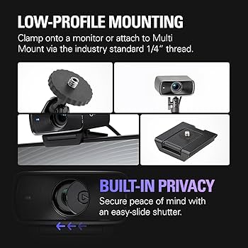 Amazon.com: Elgato Facecam MK.2 – Premium Full HD 1080p Webcam for