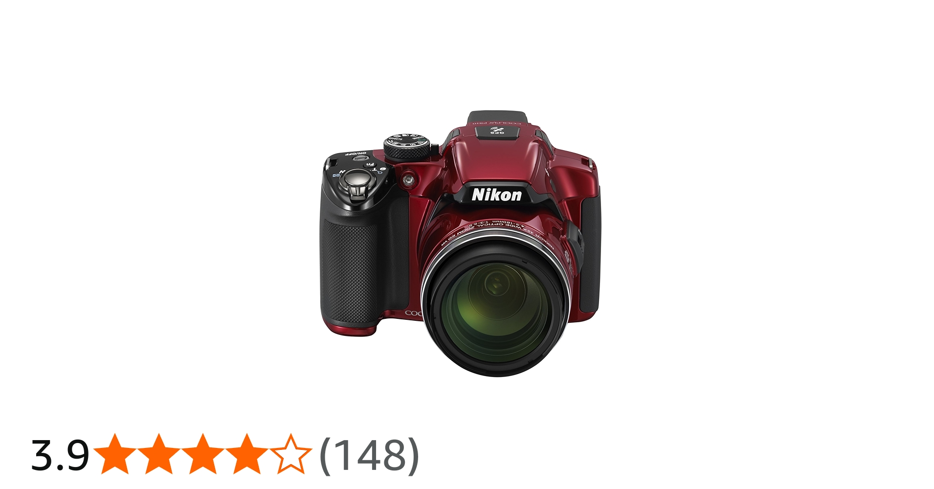 Amazon | Nikon デジタルカメラ COOLPIX (クールピクス) P510 レッド