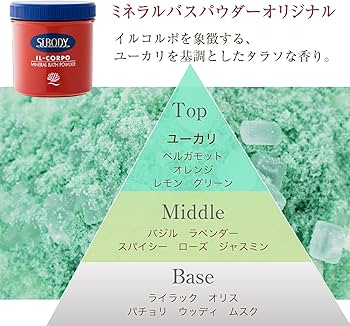 Amazon | 【イルコルポ】 ミネラルバスパウダーギフトボックス付き