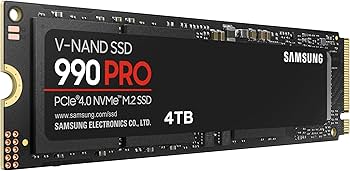 Amazon.com: Samsung 990 PRO SSD 4TB PCIe 4.0 M.2 2280 Internal