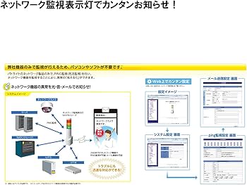 Amazon | パトライト(PATLITE) ネットワーク監視表示灯(表示灯・大/3段