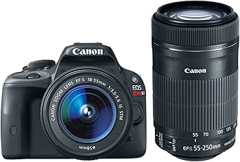 Amazon.com : Canon Rebel SL1 18-55STM + EF-S 55-250mm f/4-5.6 is