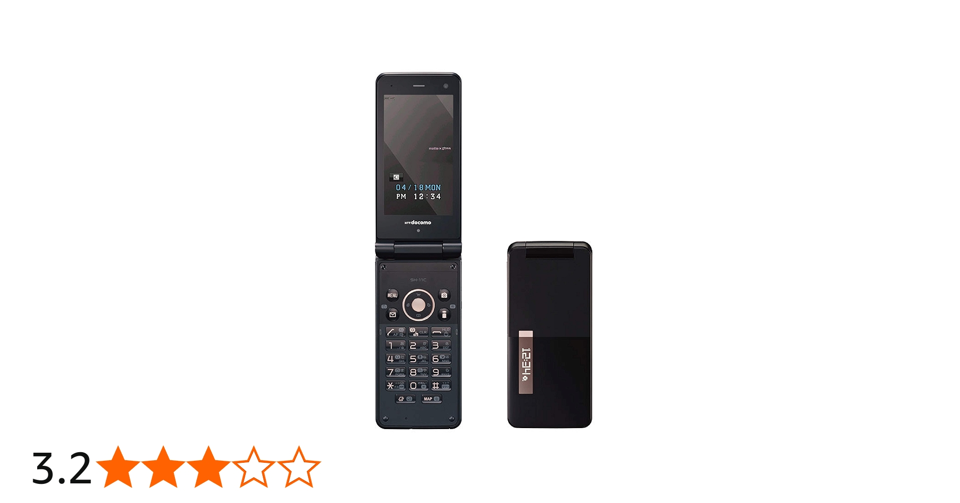 Amazon | docomo STYLE series SH-11C [Black] | 携帯電話本体 通販