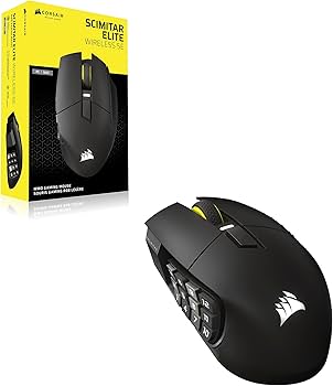 Amazon.com: Corsair Scimitar Elite Wireless SE MMO PC Gaming Mouse
