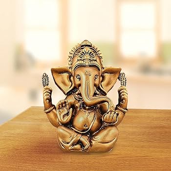 Amazon.co.jp: Perfk インドのガネーシャ置物ガネーシャ像ヒンドゥー教