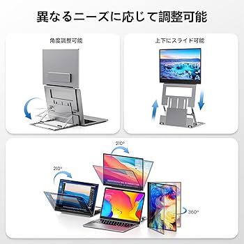 Amazon.co.jp: Laptomo Z1 デュアルモニター 15.6インチ モバイル