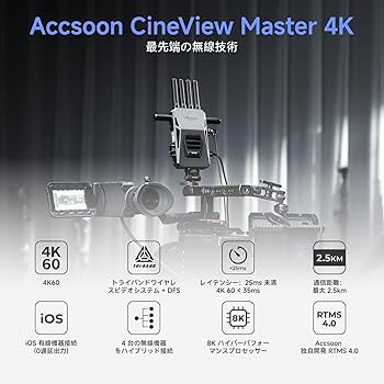 Amazon.co.jp: 【Accsoon公式ストア】Accsoon CineView Master 4K