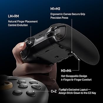 Amazon.com: FLYDIGI Vader 5 Pro PC Controller, FORCEFLEX Joysticks