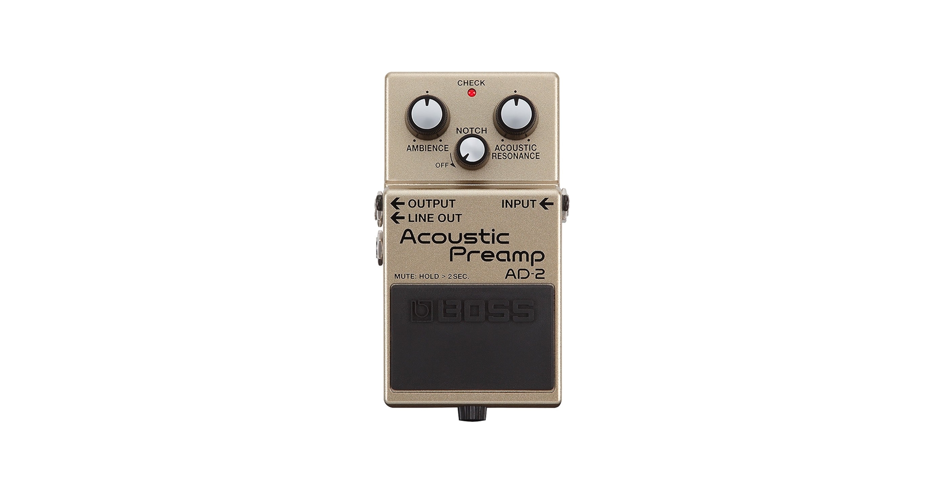 Amazon.com: BOSS AD-2 Natural Acoustic Preamp Guitar Pedal