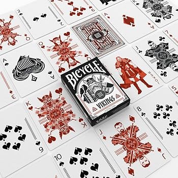 Viking-Themed Bicycle Playing Cards: Premium Poker & Collection