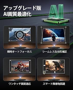 Amazon.co.jp: プロジェクター 4k【Netflixライセンス&20WDoIby対応