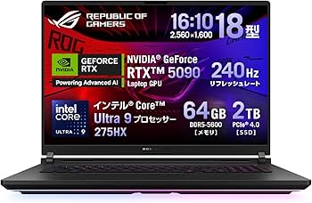 Amazon.co.jp: ASUS ゲーミングノートPC ROG Strix SCAR 18 G835LX
