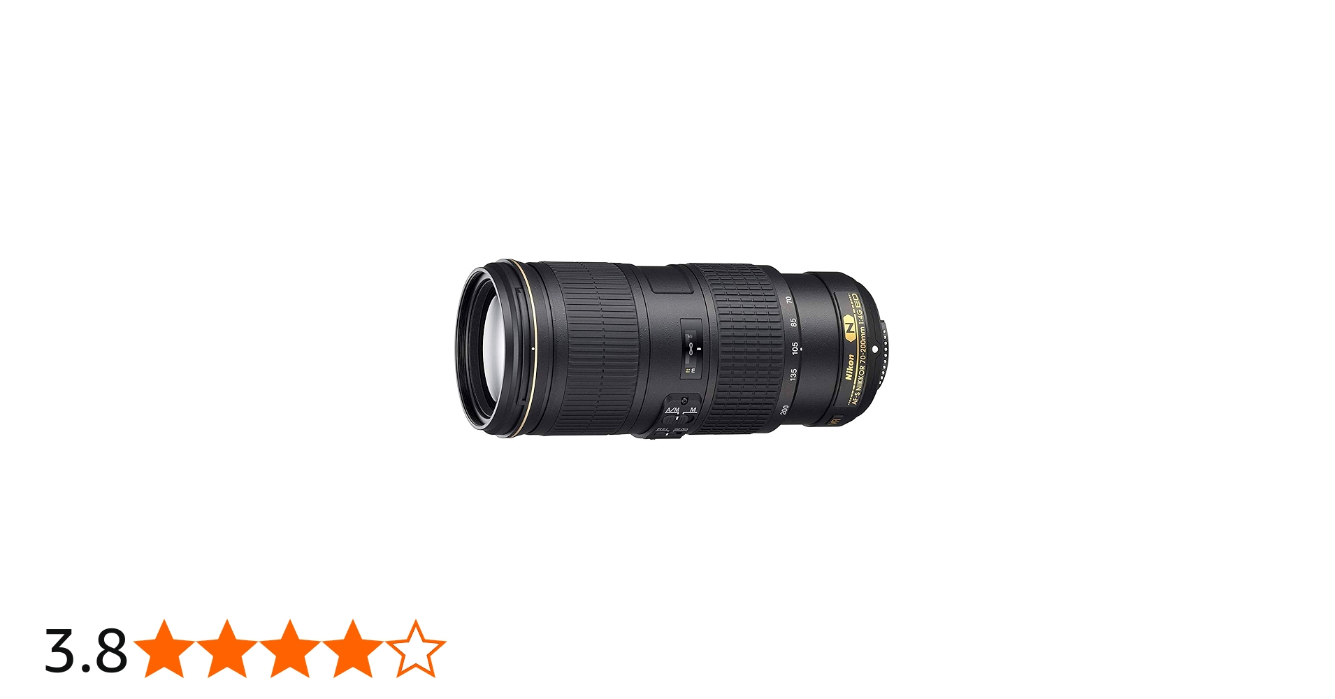 Amazon | Nikon 望遠ズームレンズ AF-S NIKKOR 70-200mm f/4G ED VR