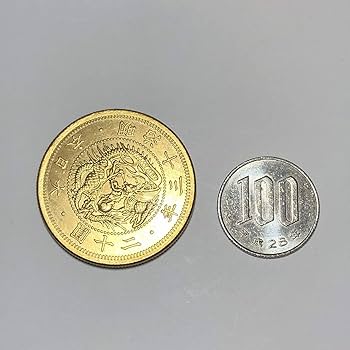 Amazon | 旧20円金貨 明治13年 古銭 忠実復刻レプリカ 通販