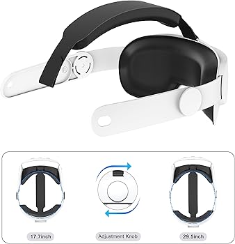 Amazon | YipuVR for Q3/3Sヘッドセット用ヘッドストラップ 調節可能な