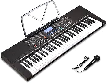 Amazon | RiZKiZ 電子キーボード 【61鍵盤】 350種類の楽器音色 リズム