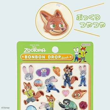 Amazon | サンスター文具 ディズニー シール ボンボンドロップシール