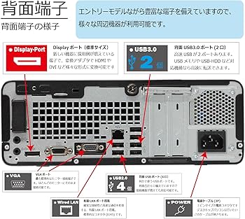 Amazon.co.jp: 中古パソコン HP ProDesk 400 G5 SFF Windows11