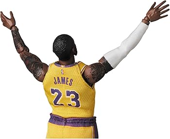Amazon.com: Lebron James Mafex Action Figure, Multicolor : Toys