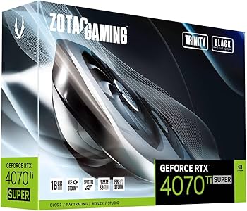 Amazon | ZOTAC GAMING GeForce RTX 4070 Ti SUPER TRINITY BLACK