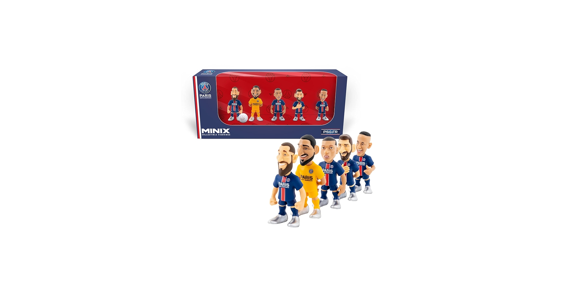 Amazon.com: MINIX Figure 7 Cms Pack of 5 (Branches, Neymar, Messi