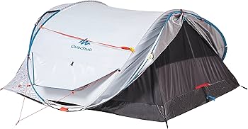 Amazon | Quechua(ケシュア) 2 SECONDS XL FRESH&BLACK 3人用 ホワイト