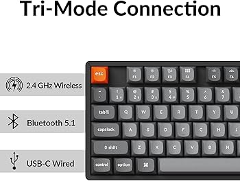 Amazon.com: Keychron K8 Max TKL Wireless Mechanical Keyboard, QMK