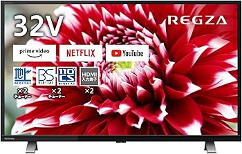 Amazon | 【整備済み品】 東芝 REGZA 32V型 液晶テレビ レグザ 32V34
