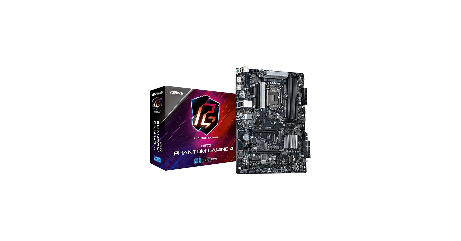 Amazon.com: Asrock H570 Phantom Gaming 4 Intel H570 LGA 1200 ATX